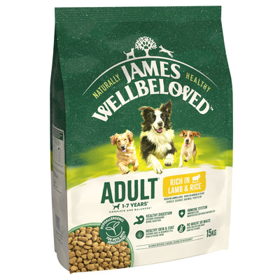 James Wellbeloved Dry Dog Adult Lamb & Rice 15kg